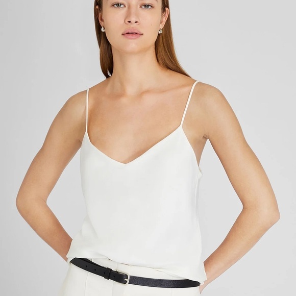Club Monaco Tops - Club Monaco cream satin camisole, size Large
